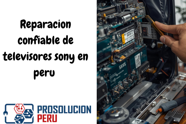 Reparacion confiable de televisores sony en peru